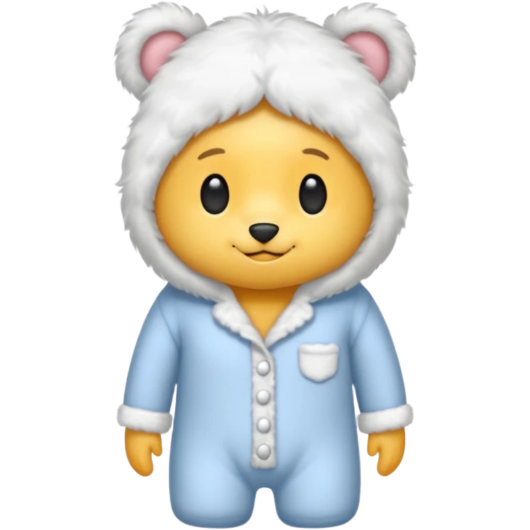 fluffy pyjamas emoji