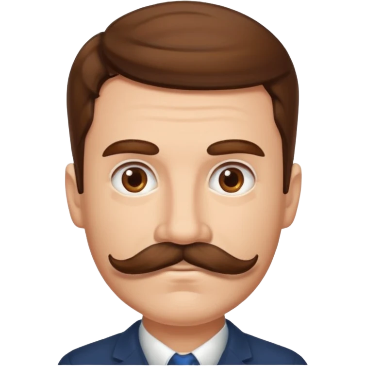 Thick Mustache Man emoji