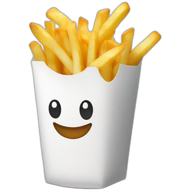 paquet de frites mayonnaise emoji