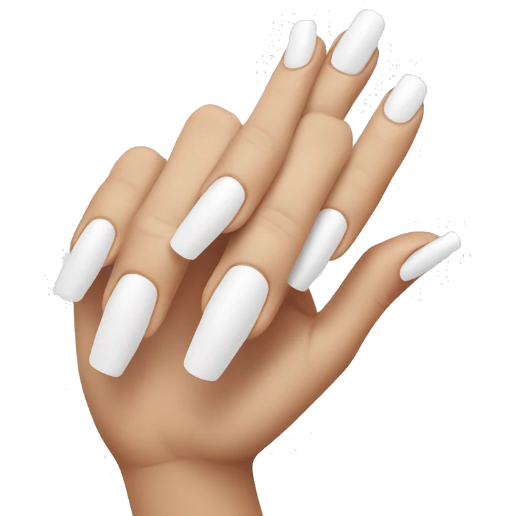 white nails emoji