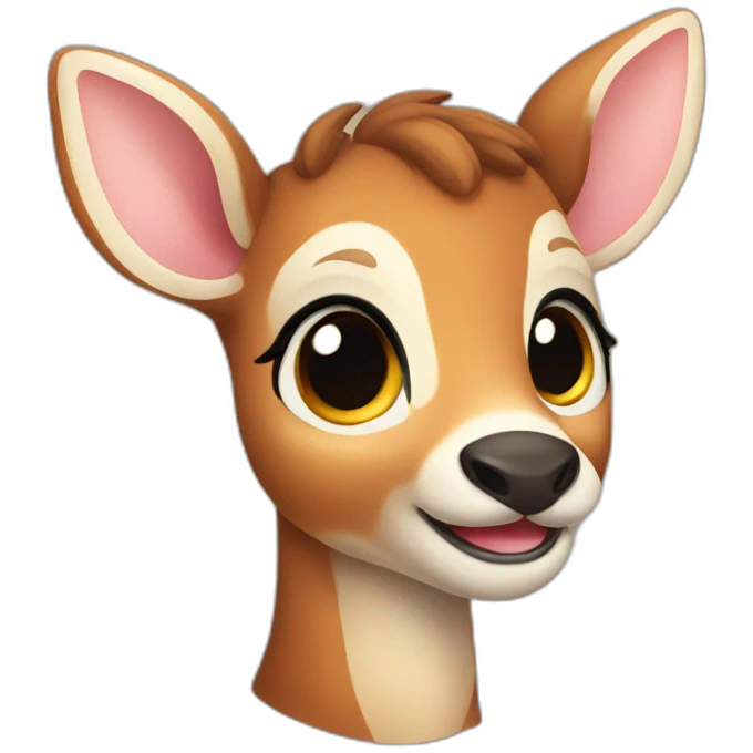 Cute deer emoji