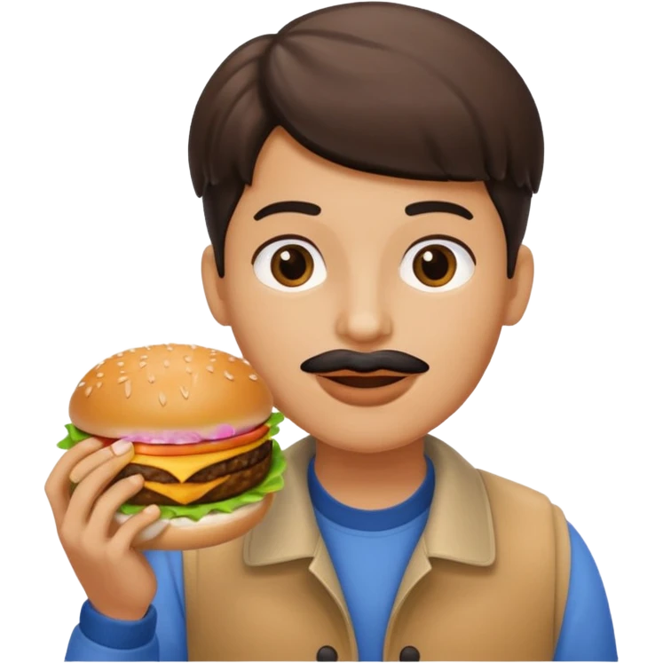 oiendo amburgesa emoji