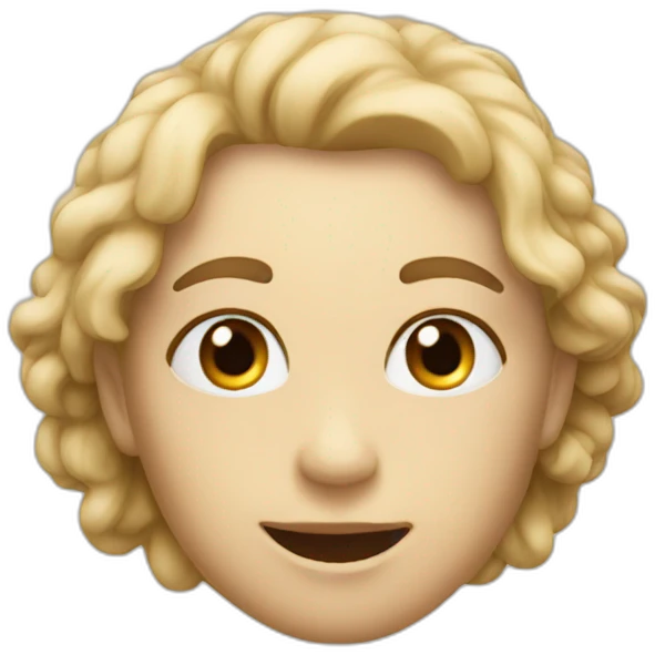 Coeur beige emoji
