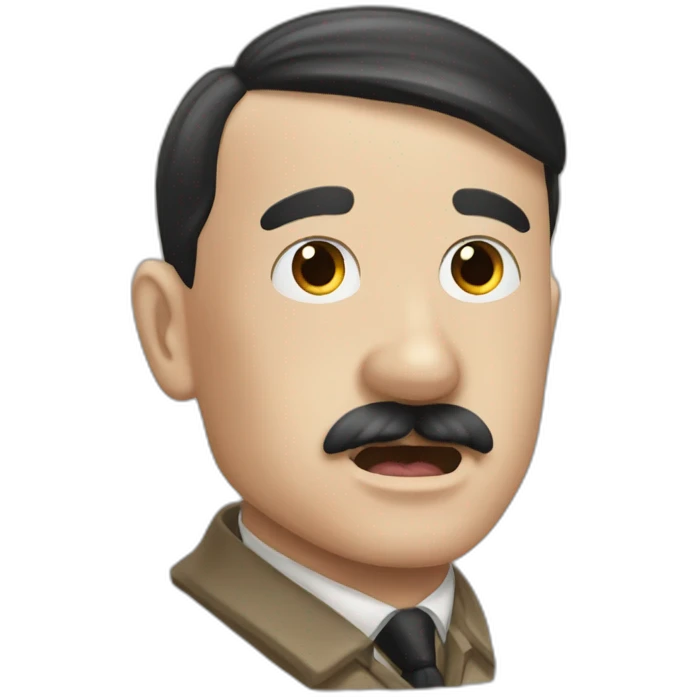 Hitler qui lève la main emoji