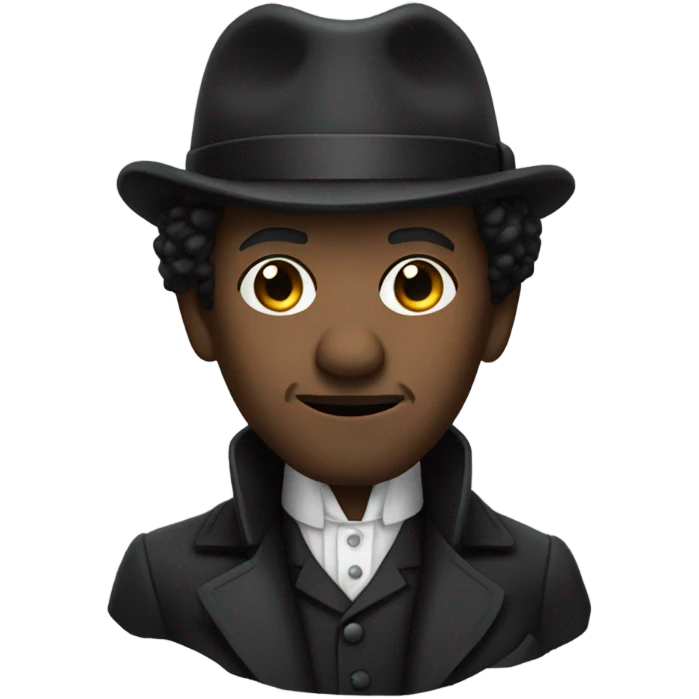 Black Sherlock Holmes  emoji