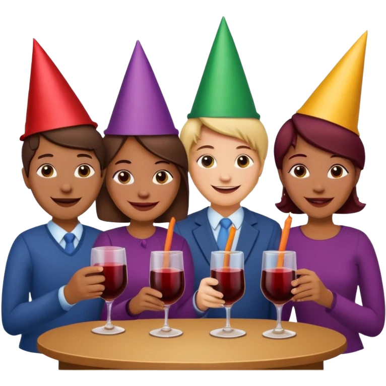 mulled wine party at work emoji