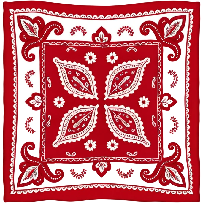 patterned bandana emoji