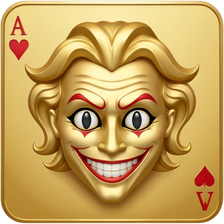 golden joker card emojis emoji