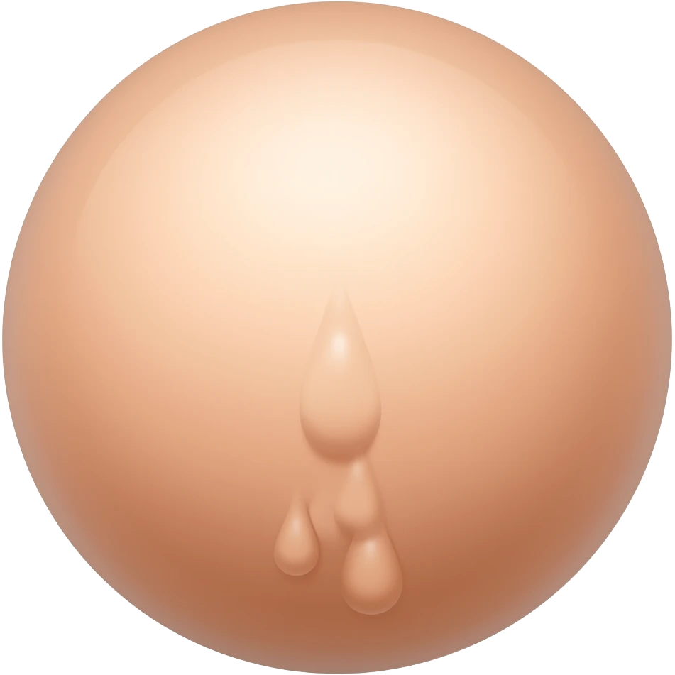 pustula with pus dripping out emoji