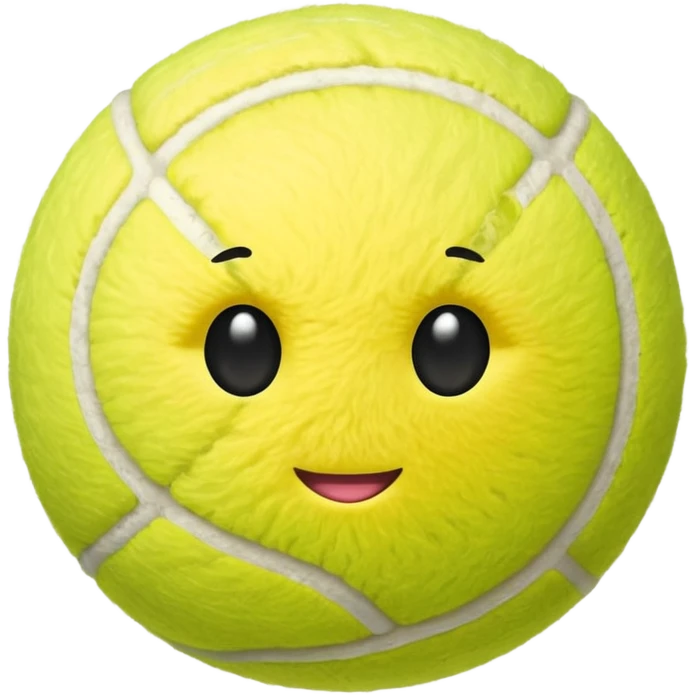 tennis ball with female gender sign emoji