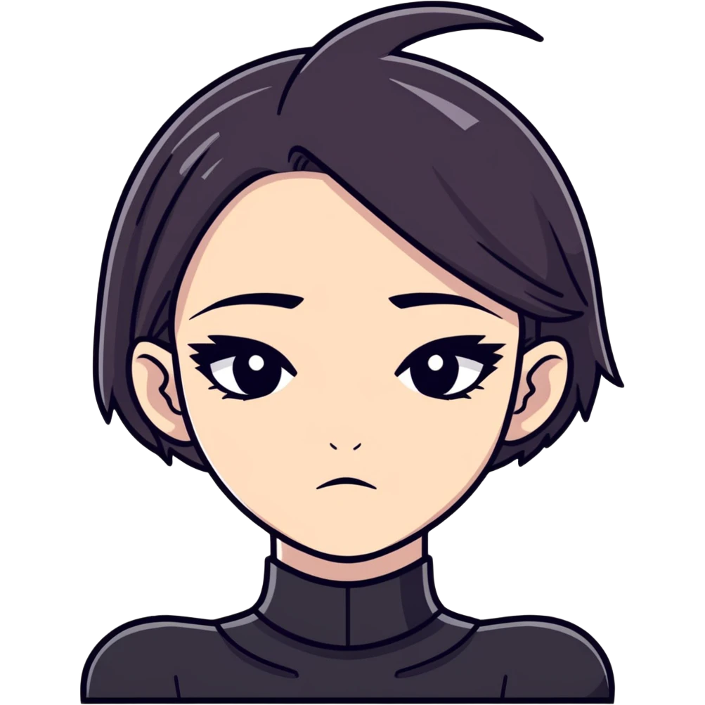 sticker goth emoji