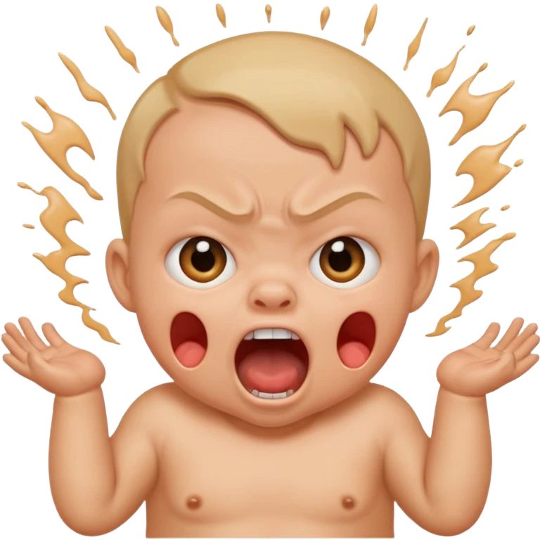 Loud baby emoji