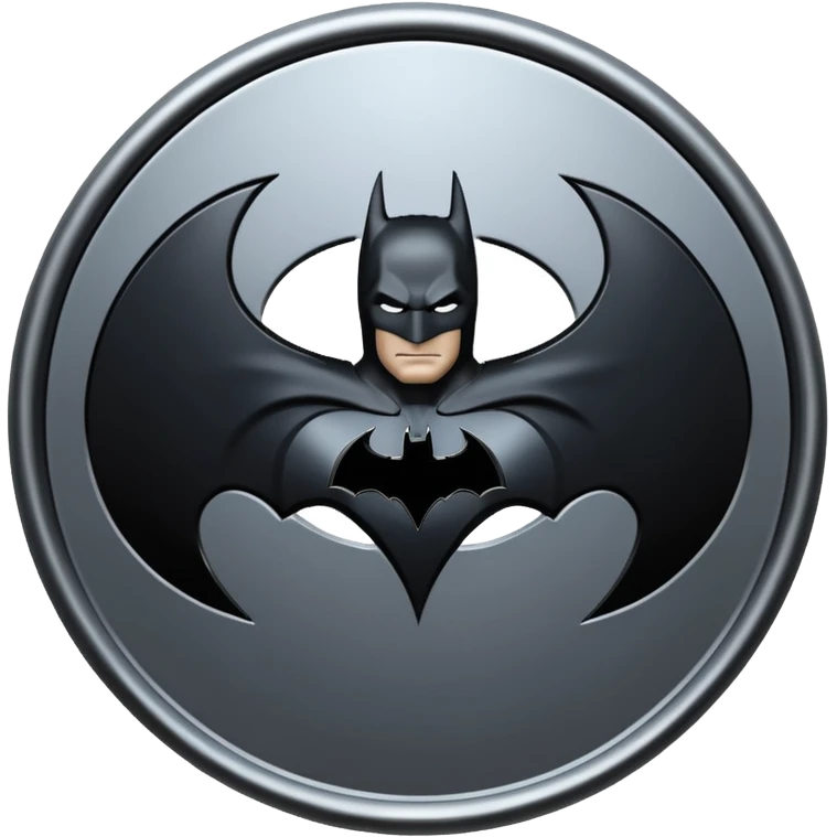The dark knight batman logo emoji