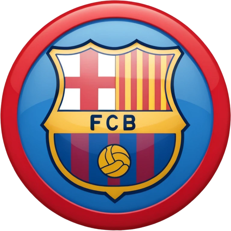 fc barcelona only logo not in cercle emoji