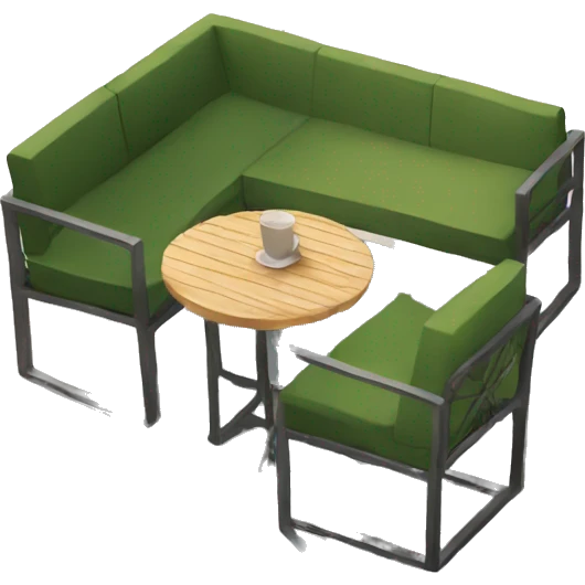 outdoor seating emoji