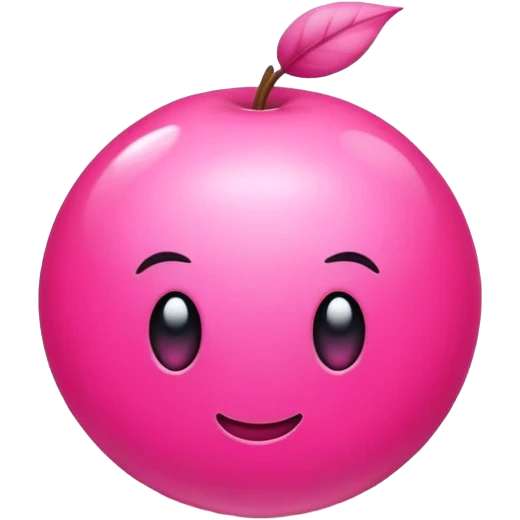 Pink emoji