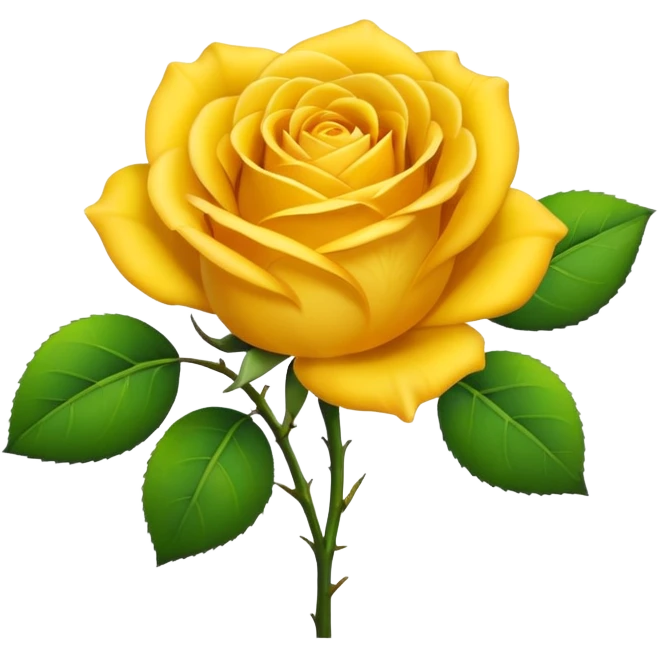 Yellow rose emoji emoji