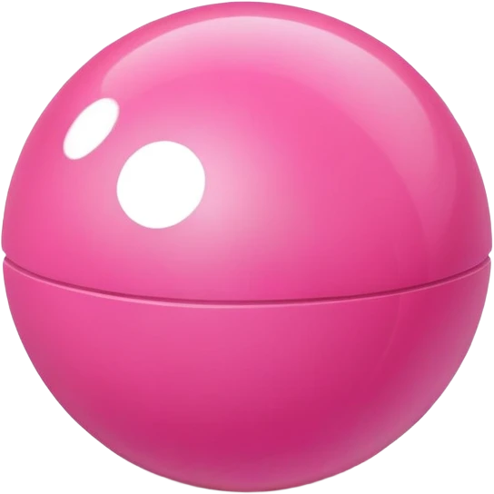 Pink toy ball emoji
