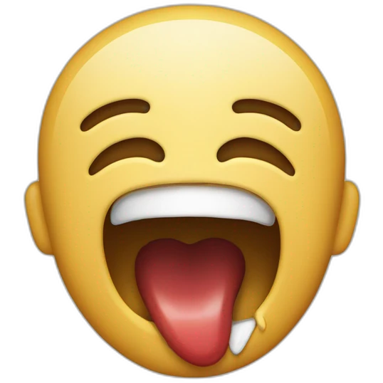 Mec avec doigt devant la bouche emoji