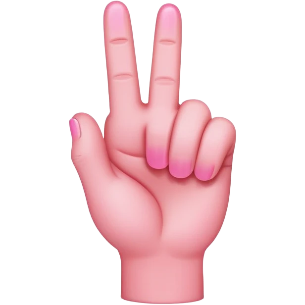 pink middle finger emoji