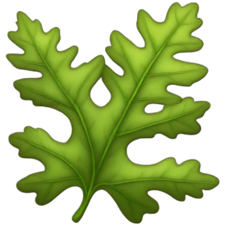 oak leaf emoji