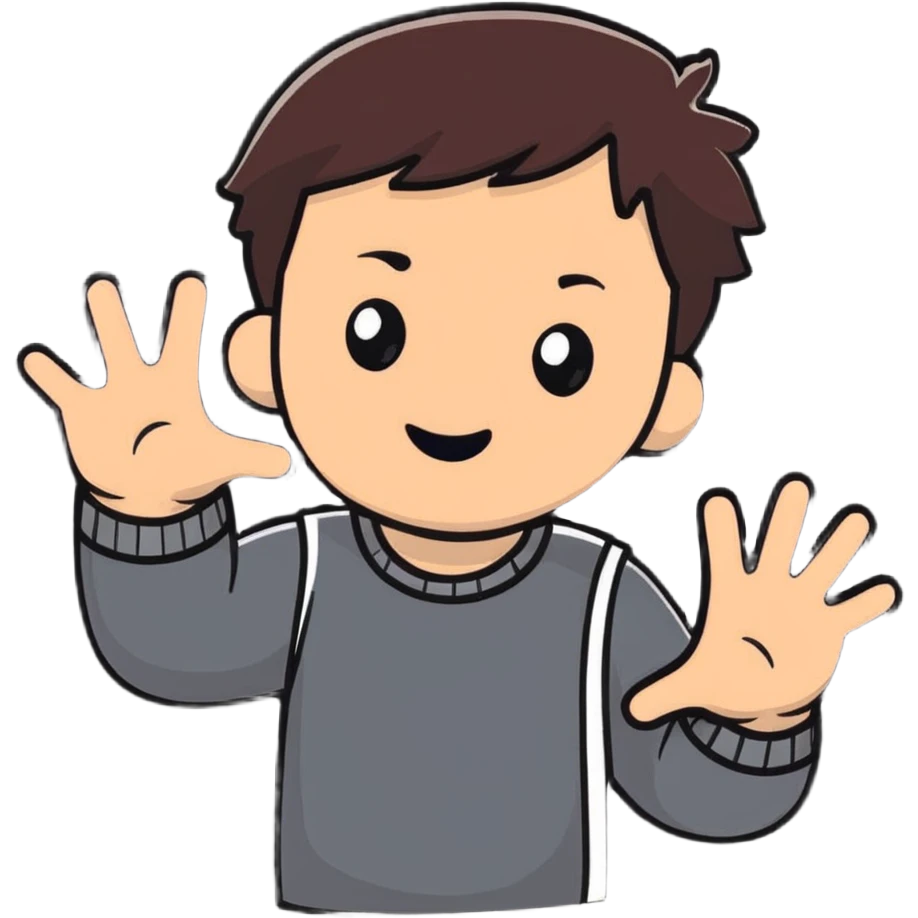 Young Erik Lehnsherr with hand extended using magnetic powers, before becoming Magneto emoji