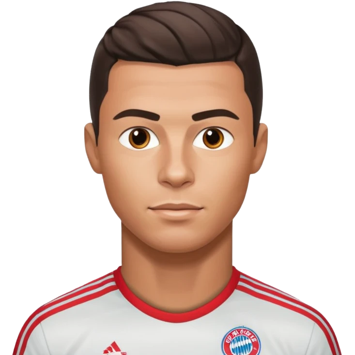 ronaldo wearing a bayern munich shirt emoji