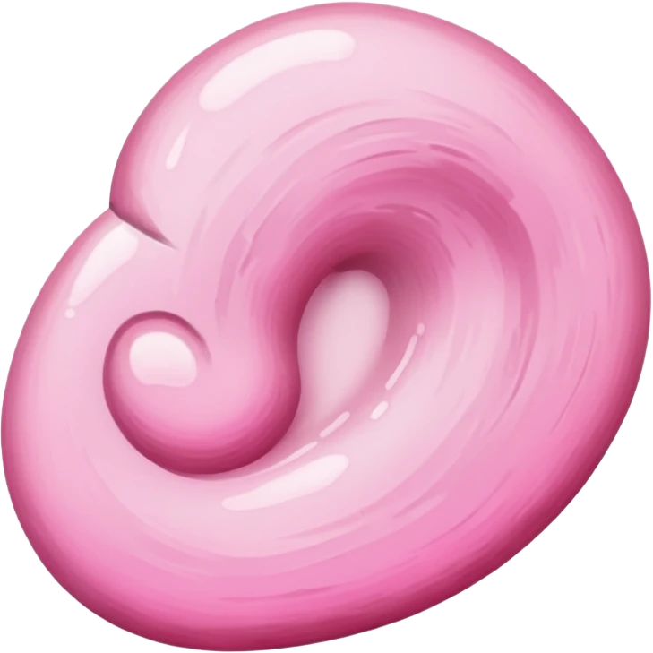 Pink fingerprints emoji