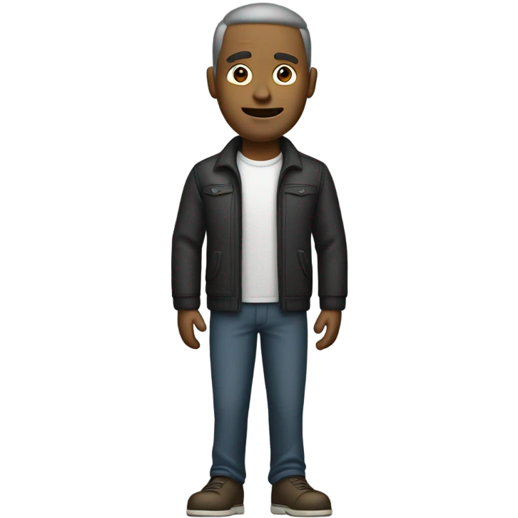 a sad man who is half car emoji