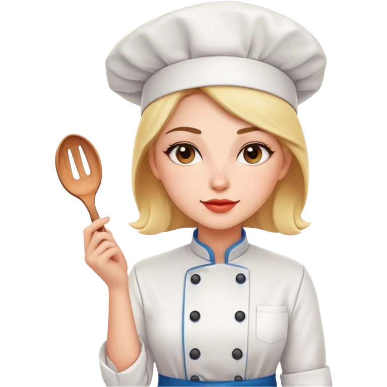Beautiful women chef  emoji