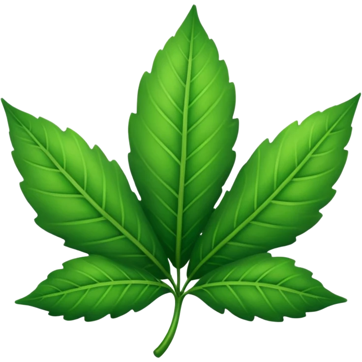 folha verde emoji