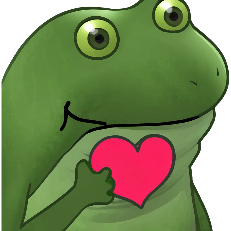 Neon heart emoji