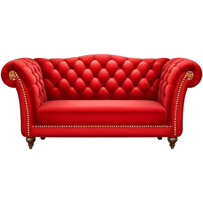 a red sofa  emoji