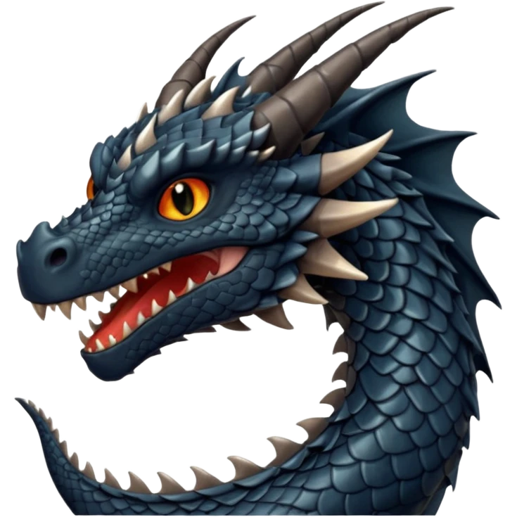 dnd 5e young black dragon boss monster emoji