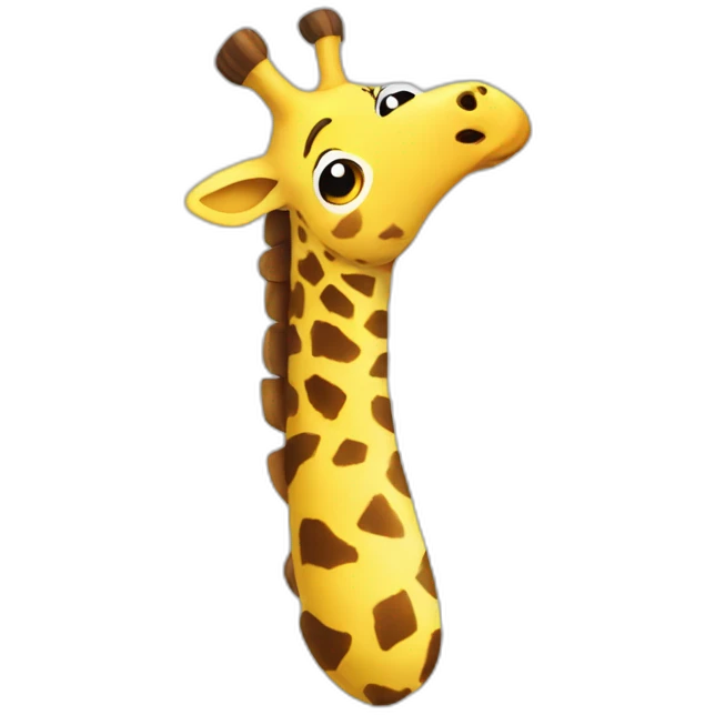 giraffe banana emoji