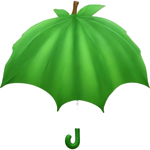 leaf umbrella emoji