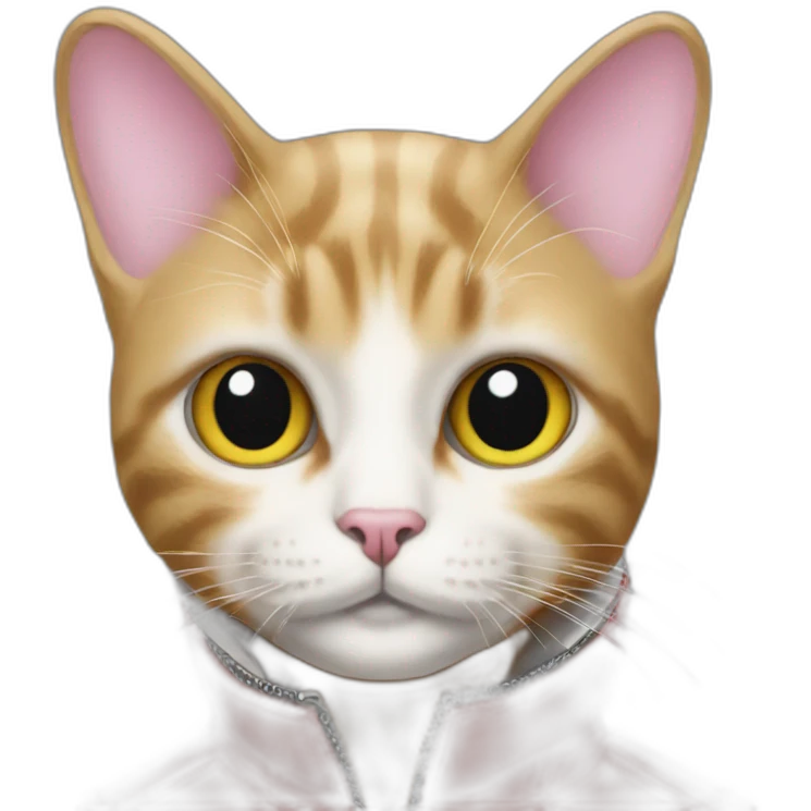 Balenciaga fashionable cat emoji