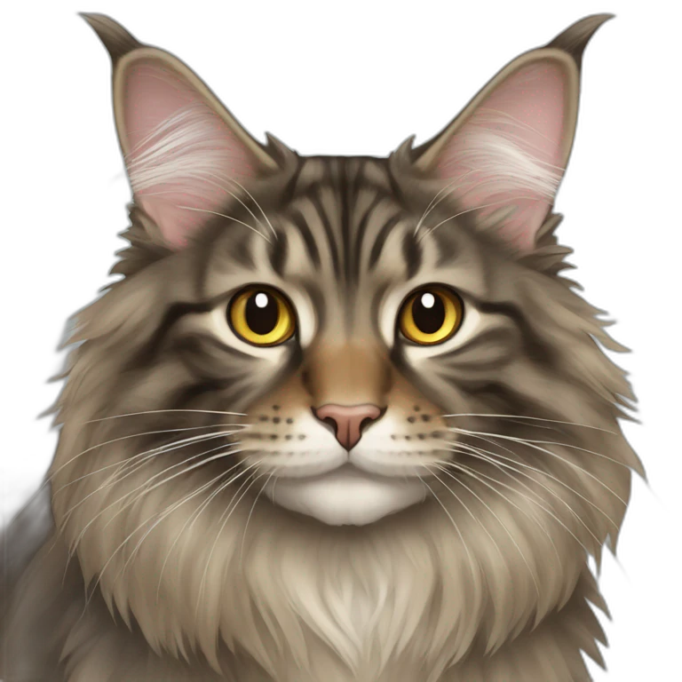 Maine-coon-cat emoji