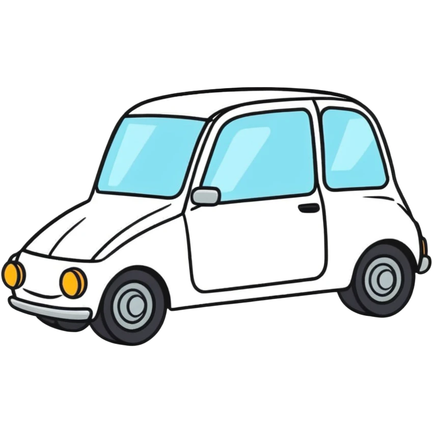 cartoon car emoji