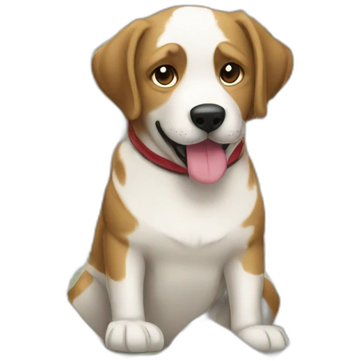 perro con billetes emoji