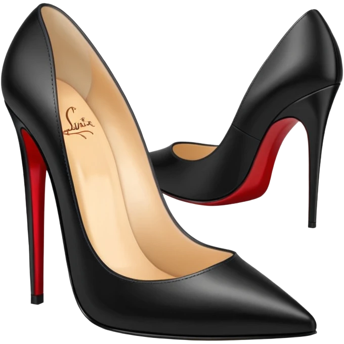 louboutin heels black emoji