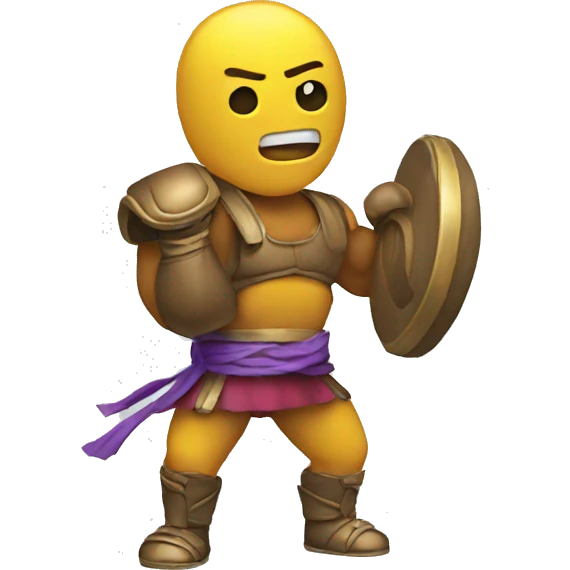Fighting toy emoji