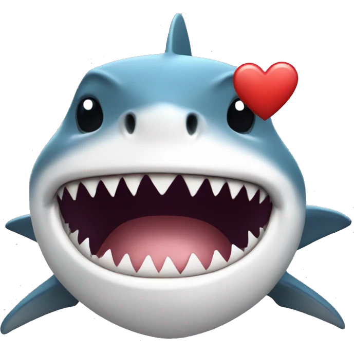 shark with heart emoji