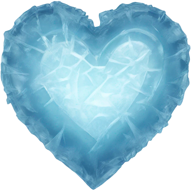 Corazón  de hielo emoji