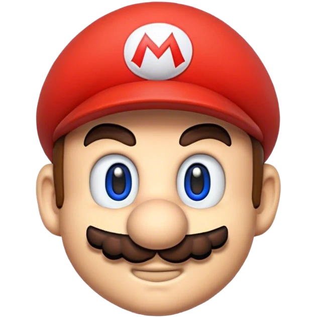 Super Mario Emoji pixelied emoji