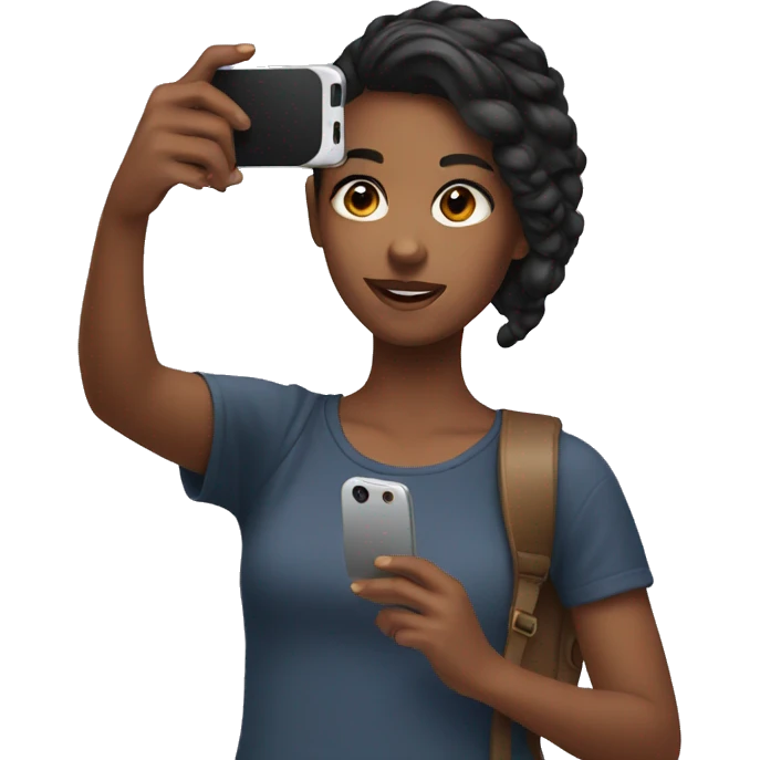 Girl taking a selfie  emoji