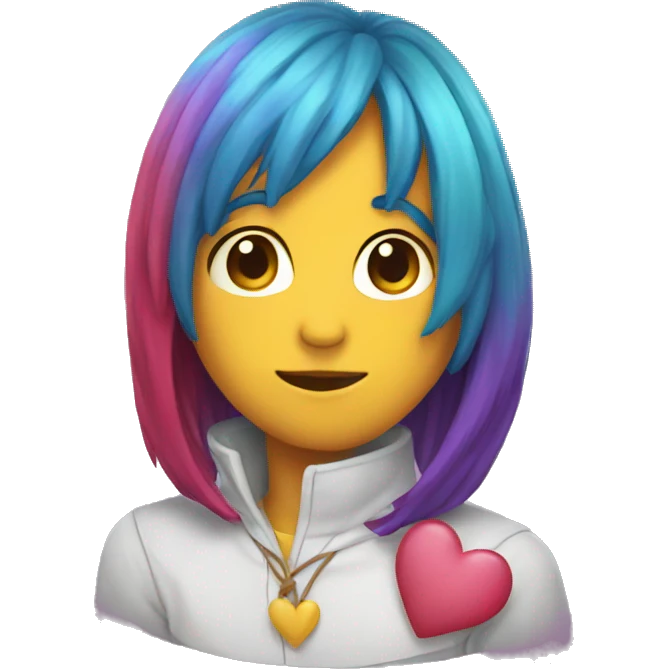 Corazon multicolor emoji