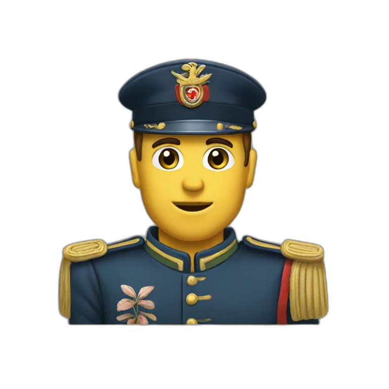 Salut militaire emoji
