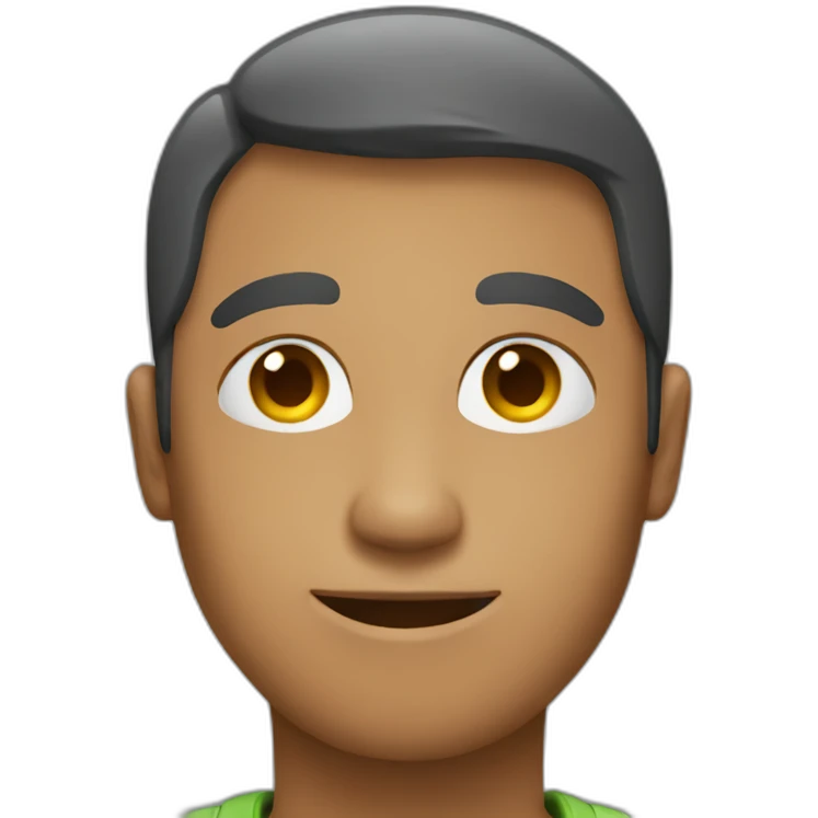 A PERSON LOOKING CONTENT emoji