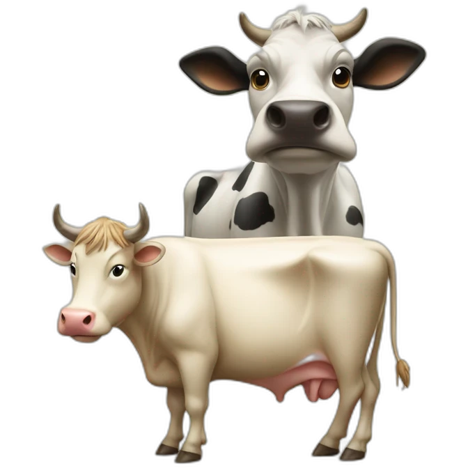 Cow whit turtul emoji